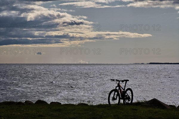 A bicycle on the north shore of the Szczecin Lagoon