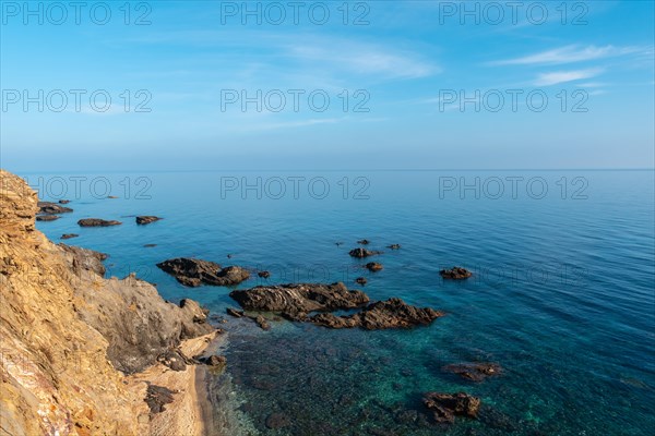 View of the sea near the caves of Almanzora