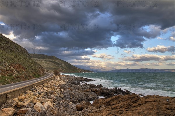 Part of the highway on the north coast