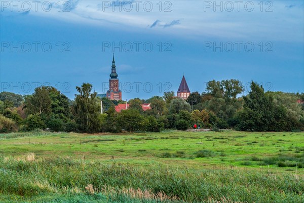 Viewpoint Wiesen bei Greifswald after a picture motif by painter Caspar David Friedrich