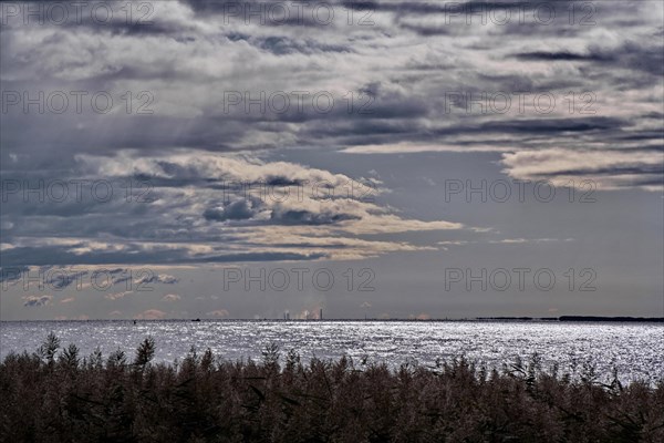 View from the north shore of the Szczecin Lagoon to the south