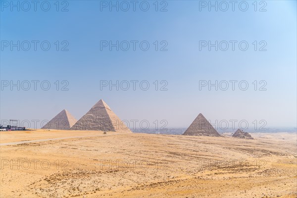 The pyramids of Giza