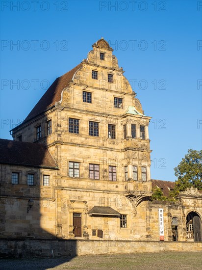 Old court in the morning light