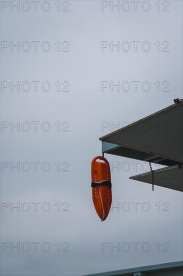 The famous lifeguards float off the coast of Malibu