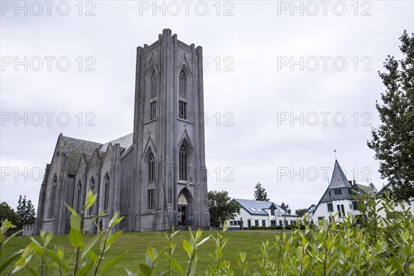 Reykjavik's beautiful Cathedral of Christ the King. Iceland