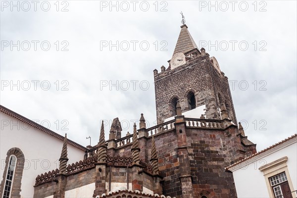 Beautiful Cathedral of Funchal in Madeira. Portugal