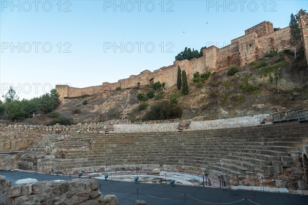 Amphitheater below the Alcazaba in the city of Malaga