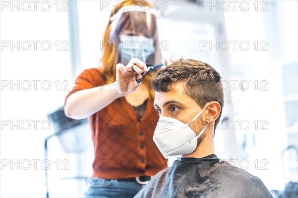 Opening of hairdressing salons after the coronavirus pandemic