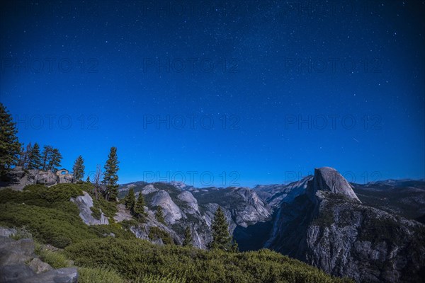 Glacier point a starry night