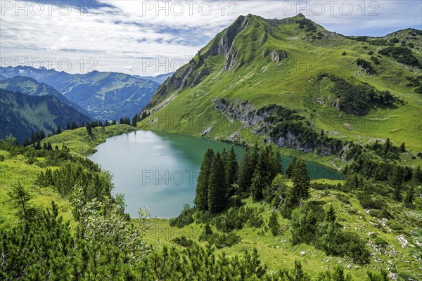 View of Seealpsee and Seekoepfle