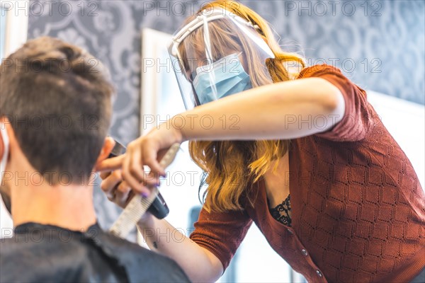 Opening of hairdressing salons after the coronavirus pandemic