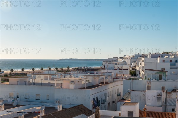 View of the Bateles beach from the Torre de Guzman in Conil de la Frontera