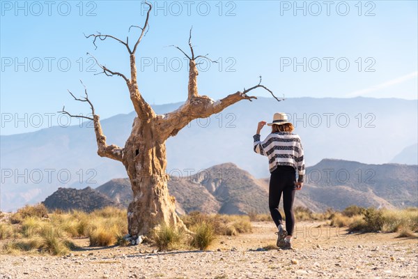 Trekking in the desert