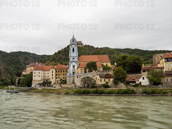 Boat landing stage on the Danube