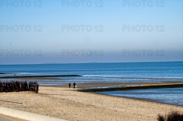 On the beach of Cuxhaven