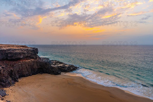 West Coast Photo Point in the town of El Cotillo in the north of the island of Fuerteventura