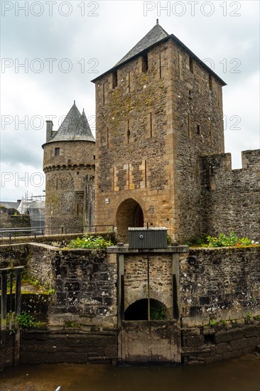 Medieval castle of Fougeres. Brittany region