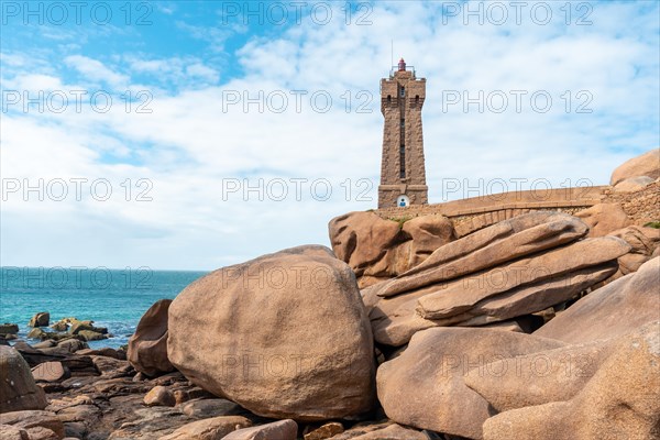 Lighthouse Mean Ruz is a building built in pink granite