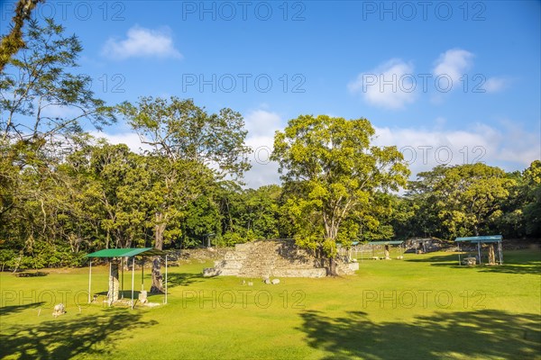 The temples of Copan Ruinas and its beautiful natural environment. Honduras