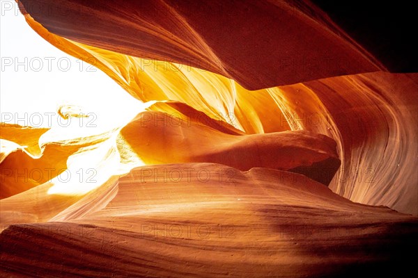 The Lower Antelope Canyon