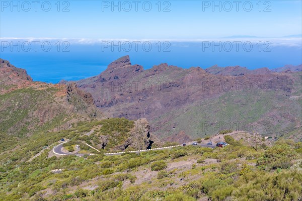 Cliffs of the mountain municipality of Masca in the north of Tenerife