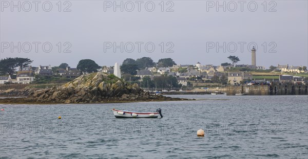 Ile de Batz island in the English Channel off the coast of Brittany near Roscoff