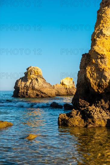 Detail of the rocks at Praia dos Arrifes