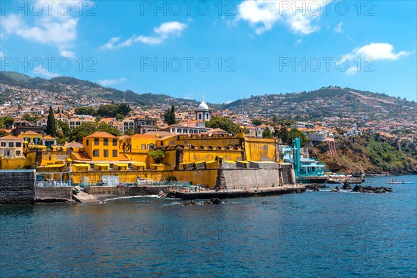 Forte de Sao Tiago on the beach of Funchal