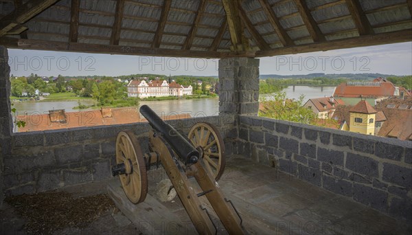 Cannon in the castle park