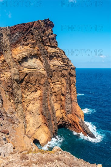 Rock formations at Ponta de Sao Lourenco