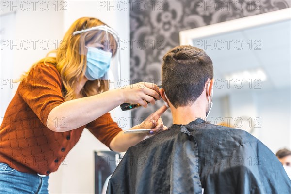 Opening of hairdressing salons after the coronavirus pandemic