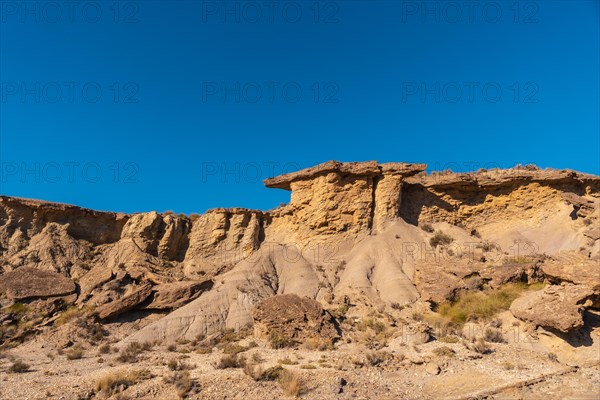 Rambla Las Salinas in the desert of Tabernas