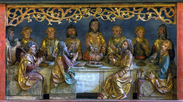 Figural representation of the Last Supper