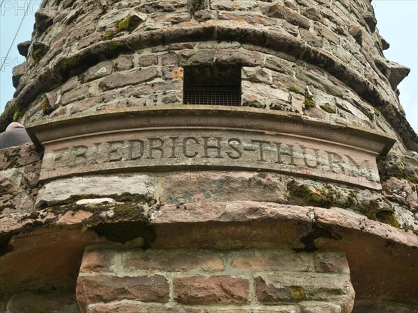 At the portal of the Friedrichs Tower