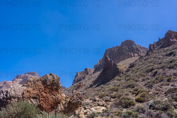 View from the Boca Tauce viewpoint in the Teide Natural Park in Tenerife