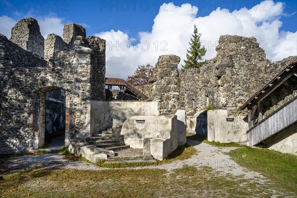 The castle ruins of Alt-Trauchburg