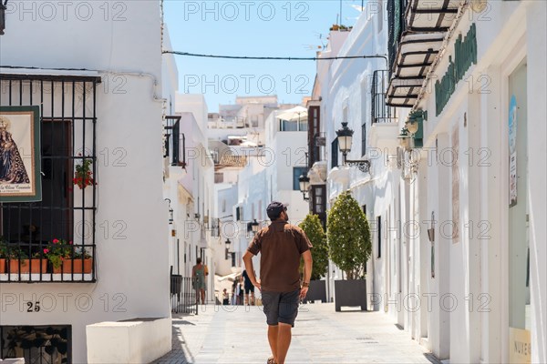 A man enjoying the summer in Vejer de la Frontera