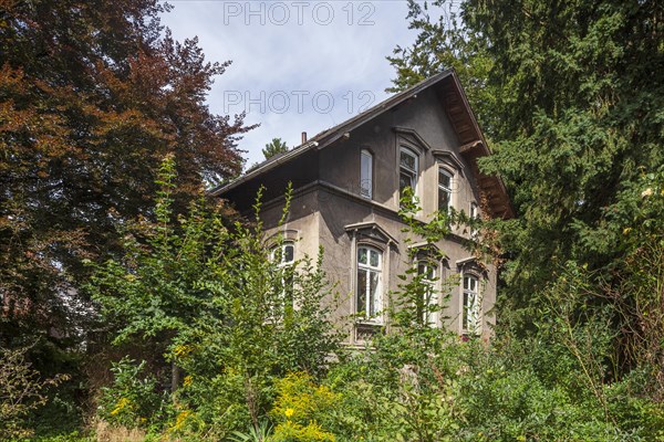 Old dilapidated villa