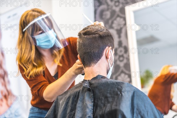 Opening of hairdressing salons after the coronavirus pandemic