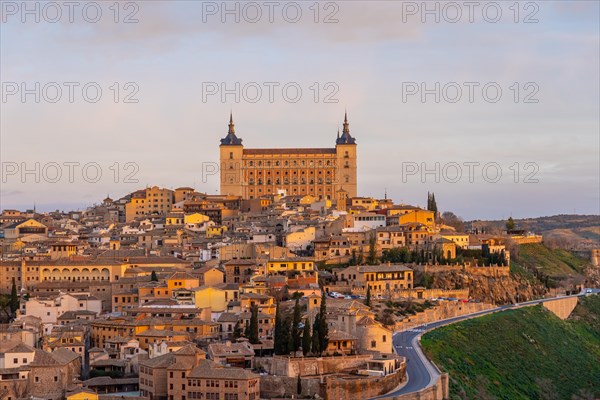 Early hours of the medieval city of Toledo in Castilla La Mancha