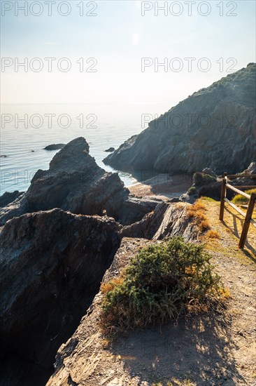 View from above of the beach at the Cuevas del Almanzora