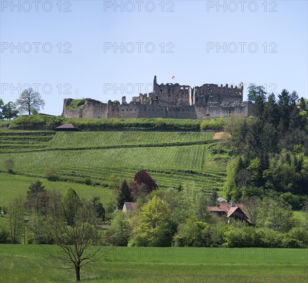 Hochburg castle ruins