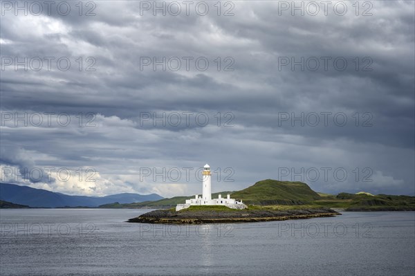 The Lismore Lighthouse on the uninhabited island of Eilean Musdile