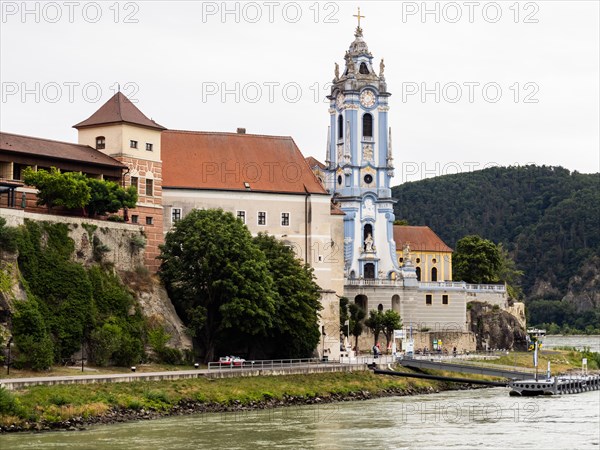 Boat landing stage on the Danube