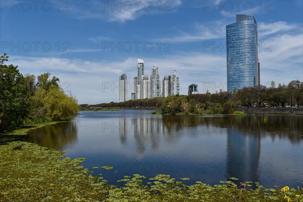 Skyline of Puerto Madero with Alvear Tower