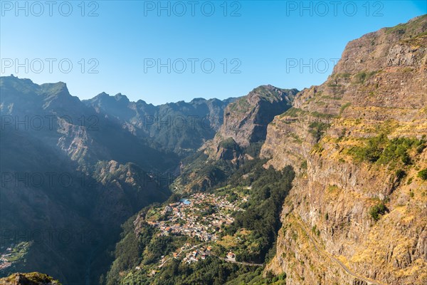 View of Curral das Freiras from the Eira do Serrado viewpoint