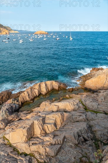 Costa de Tossa de Mar in summer