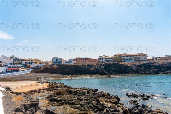 Tourist town of El Cotillo in the north of the island of Fuerteventura