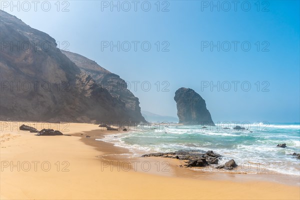 Roque Del Moro from Cofete beach in the Jandia natural park