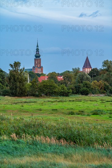 Viewpoint Wiesen bei Greifswald after a picture motif by painter Caspar David Friedrich